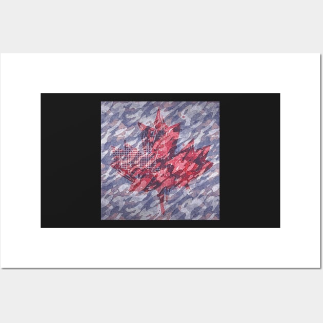 Canadian Flag Maple Leaf Wall Art by BethsdaleArt